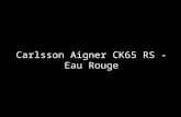Carlsson Aigner Ck65 Rs   Eau Rouge