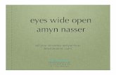 Eyes Wide Open Amyn Nasser