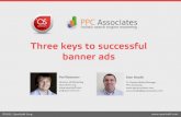 Three keys to successful banner ads