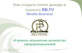 как создать поток доп. дохода в проекте Rb.tv (20.09.12)