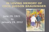 In memory of judson brauninger
