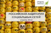 Российская аудитория социальных сетей 2012