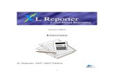 XLR XL Reporter SBO Training Manual
