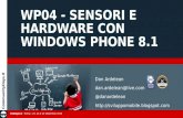 WP04 -Sensori e hardware con Windows Phone 8.1