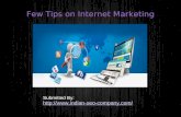 Few tips on Internet Marketing