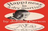 Happiness is a Dry Martini - Johnny Carson