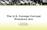 Foreign Corrupt Practices