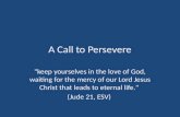 A Call To Persevere