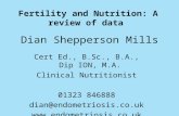 Fertility and Nutrition - Dian Mills