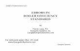 Errors in Boiler Efficiency Standards- slideshow