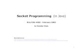 Socket Programming (in Java)