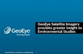 GeoEye Satellite Imagery Provides Greater Insight to Environmental Studies