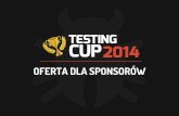 Testing Cup 2014 - oferta dla sponsorów