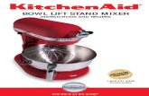 KitchenAid Mixer manual & recipe