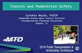 Transit and Pedestrian Safety - 2014 Public Transportation & Universities Conference