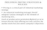 Industrial Pricing Strategies & Policies
