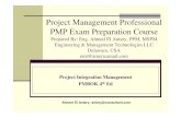 Ahmed El Antary - PMP Part 4 - Integration 4th Ed - General