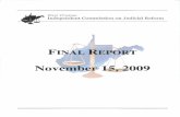 West Virginia Independent Commission on Judicial Reform: Final Report