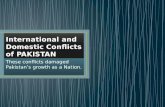 International and domestic conflicts of Pakistan