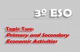 3º ESO.- Topic 2, Primary and Secondary Economic Activity
