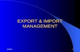 Import & Export Management