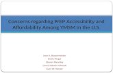 Concerns regarding PrEP accessibility and affordability among ymsm
