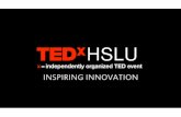 "Inspiring Innovation" HSLU TEDx Event - "Resilience: Key to Successful Innovation"