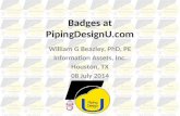 Badges at