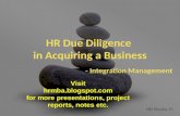 Integrity Managment and Cultural Due Diligence Ppt