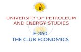 About E-360,The Club Economics