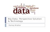 Big data perspective solution & technology