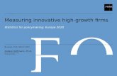 Measuring High Growth Innovative Firms