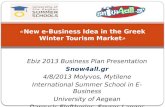 Snow4all: Startup Idea Busines Plan - eBiz2013 Summer School UoA