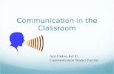 Communication in classroom