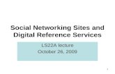 Social Network Sites and Digital Reference Services