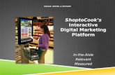 ShoptoCook's Interactive Digital Marketing Platform