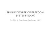 Single Degree of Freedom System (Sdof)