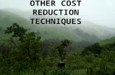 Cost Reduction Techniques