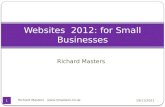 Websites 2012 for small businesses