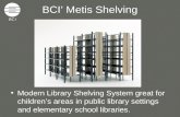 Modern Library Shelving System: BCI Metis Presentation