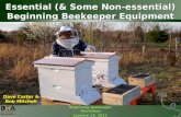 DBA Beginning Beekeepers Workshop - Essential Beekeeping Equipment