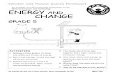 Energy and Change [Grade 5 English]