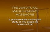 The Ampatuan, Maguindanao Massacre
