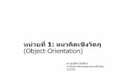 Unit01 - Object - Oriented System Analysis