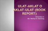 Ulat Aklat(Book Report)