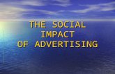 The Social Impact of Advertising