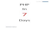 Learn PHP in 7 Days
