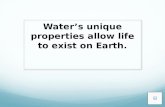 Properties of water - video lesson - E Porter