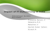 Impact of IT Outsourcing in India