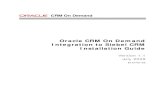 Oracle CRM On Demand Integration to Siebel CRM Installation Guide 2